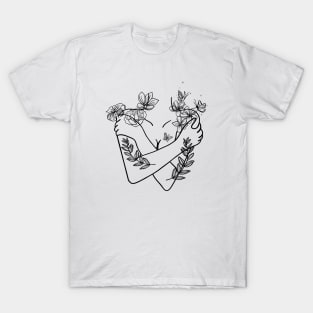 Line art woman T-Shirt